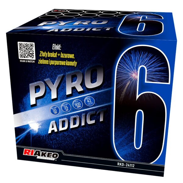 PYRO ADDICT 6 RKD-24112 – wyrzutnia RIAKEO 42 strzałów 30 mm