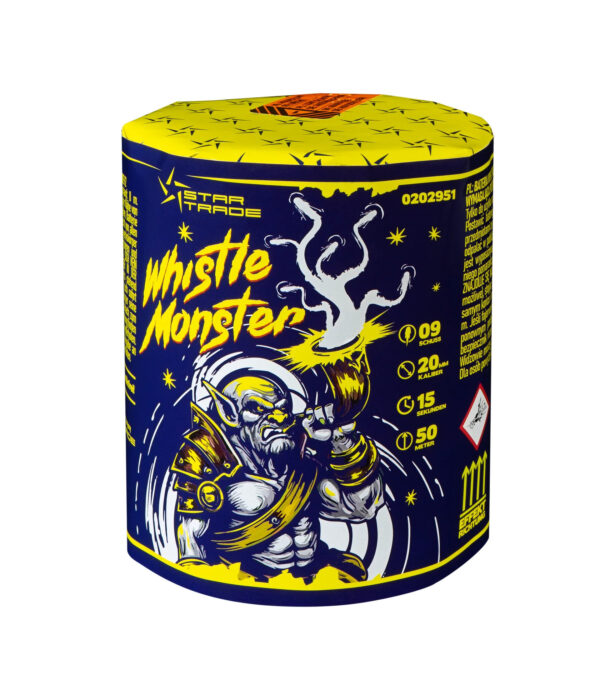 Startrade Whistle Monster – wyrzutnia 9 strzałów 0.8"