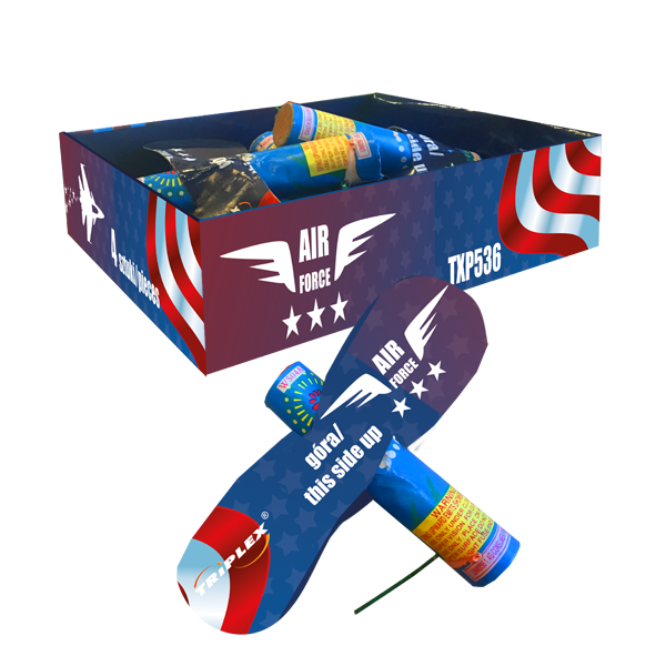 AIR FORCE TXP536 – latające motylki Triplex 4 sztuki