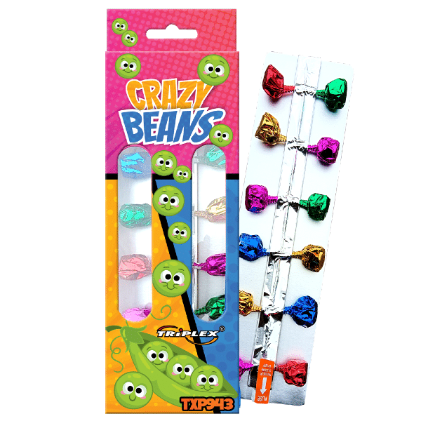 Crazy Beans TXP943 Crackling – strzelające granulki Triplex 1 sztuka