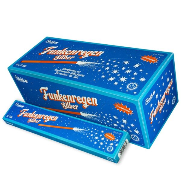 Funkenregen Silber FFL7-SR – fontanna Funke 12 sztuk