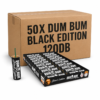 Dum Bum BLACK EDITION 120db PB120D – cały karton petard Klasek 50 paczek po 20 sztuk