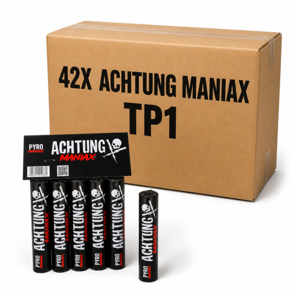 ACHTUNG MANIAX 5G TP1 – cały karton petard Tropic 42 paczki po 5 sztuk