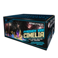 Pyroshow 1000 CIMELIA – wyrzutnia Argento 69 strzałów 25 mm