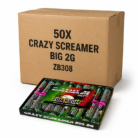 Crazy Screamer BIG 2G ZB308 – cały karton petard Zom Bum 50 paczek po 20 sztuk