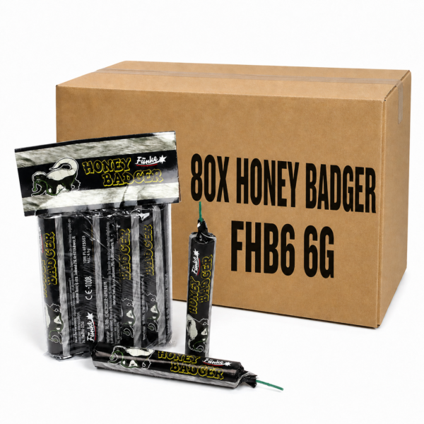 HONEY BADGER 6G FHB6 P1 – cały karton emiterów dźwięku Funke 80 paczek po 5 sztuk