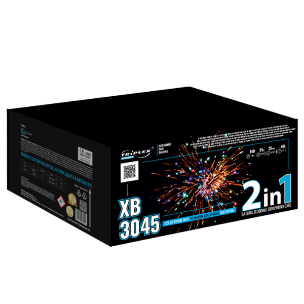 XB3045 Color Strobe Mine to Willow – wyrzutnia Triplex 140 strzałów 25/30 mm