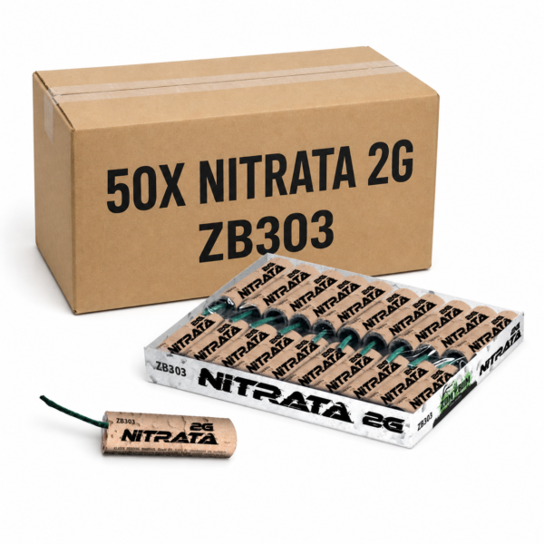 Nitrata 2G ZB303 – cały karton petard Zom Bum 50 paczek po 20 sztuk