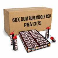 Dum Bum Middle Red P6A13(R) – cały karton petard Klasek 60 paczek po 20 sztuk