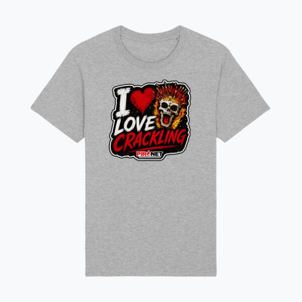 I LOVE CRACKLING – koszulka premium Mocne Petardy 1 sztuka