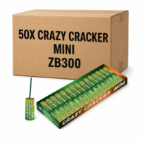 CRAZY CRACKER MINI ZB300 – cały karton emiterów dźwięku Zom Bum 50 paczek po 30 sztuk